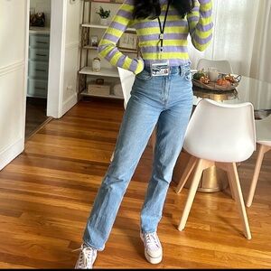 Curve Love Ultra High Rise 90s Straight Jean sz 0 sz 25